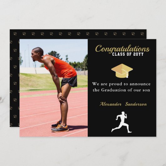 De runnerklasse van het spoor van de aankondiging (Voorkant / Achterkant)