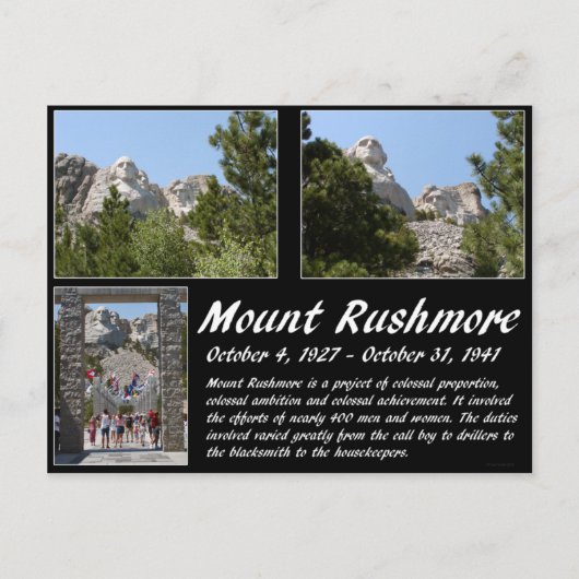 De Rushmore reeks #1 Briefkaart (Voorkant)