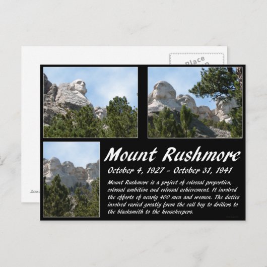 De Rushmore reeks #3 Briefkaart (Voorkant / Achterkant)