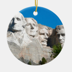 De Rushmore Rocks. Mount Rushmore, South Dakota Keramisch Ornament