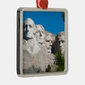 De Rushmore Rocks. Mount Rushmore, South Dakota Metalen Ornament (Rechts)