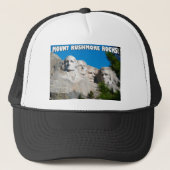 De Rushmore Rocks. Mount Rushmore, South Dakota Trucker Pet (Voorkant)