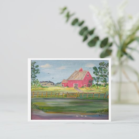 De Russell Barn 2000 MEJP Briefkaart (Staand voorkant)