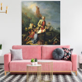 De Russen in 1812, 1855 Canvas Afdruk (Insitu (Woonkamer))