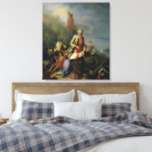 De Russen in 1812, 1855 Canvas Afdruk (Insitu (Slaapkamer))