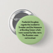 De Russen waren niet betrokken Ronde Button 5,7 Cm (Voorkant /achterkant)