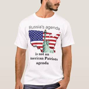 De Russische agenda is geen Amerikaanse Patriotage T-shirt