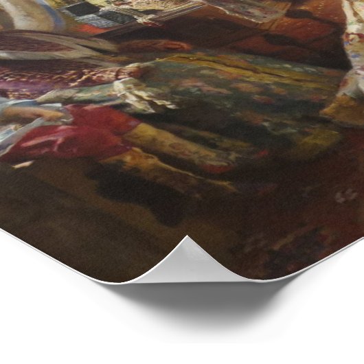 De Russische Bride Attire van Makovsky - Poster (Hoek)