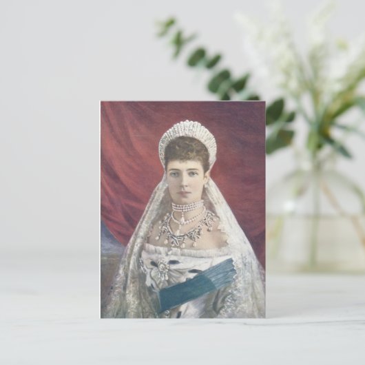 De Russische Dowager Briefkaart (Staand voorkant)