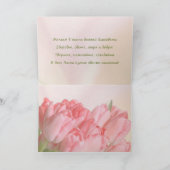 De Russische Kaart van de Tulpen van Pasen roze (Binnen)