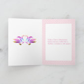 De Russische Kaart van de Valentijnsdag met harten (Binnen)