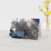 De Russische kaart van de Verjaardag met de (Gele Bloem)