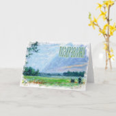 De Russische Kaart van Gelukwensen (in Rus) (Gele Bloem)