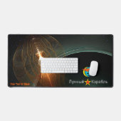 De Russische maan aan land Bureaumat (Keyboard & Muis)