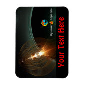 De Russische maan aan land Magneet (Verticaal)