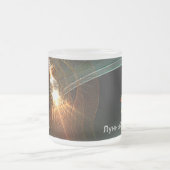 De Russische maan aan land Matglas Koffiemok (Center)