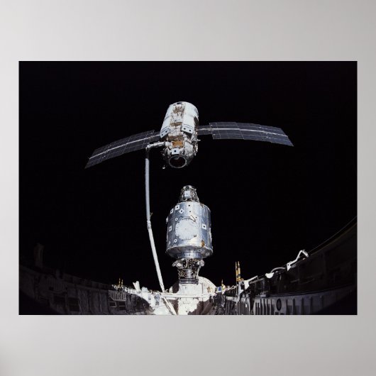 De Russische Module van Zarya van het paren aan de Poster (Voorkant)