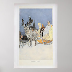 De Russische Prinses door Charles Robinson Antiek Poster
