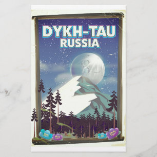 De Russische reisposter Dykh-Tau. Briefpapier