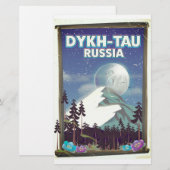 De Russische reisposter Dykh-Tau. Briefpapier (Voorkant / Achterkant)