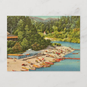 De Russische rivier strand ansichtkaart Briefkaart