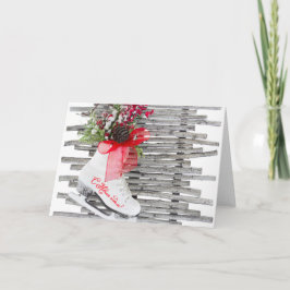 De Russische Vintage van de Schoenen van de Feestdagen Kaart