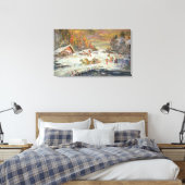 De Russische winter, 1900-10 Canvas Afdruk (Insitu (Slaapkamer))