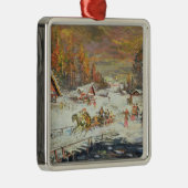 De Russische winter, 1900-10 Metalen Ornament (Rechts)