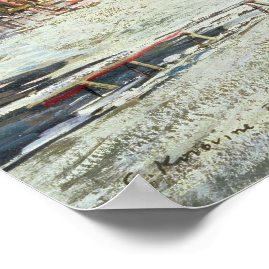 De Russische winter, 1900-10 Poster (Hoek)