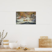 De Russische winter, 1900-10 Poster (Keuken)