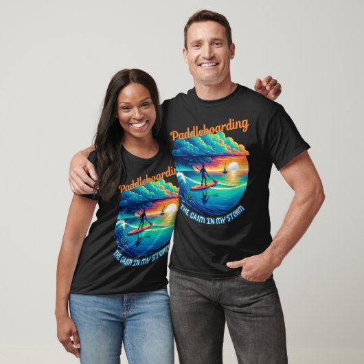 De rust in mijn storm - paddleboarden t-shirt (Unisex)