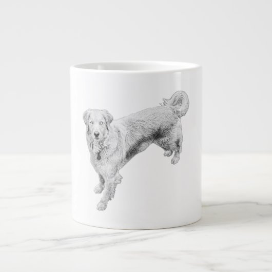 De rust van Autumn Guardian Grote Koffiekop (Voorkant)