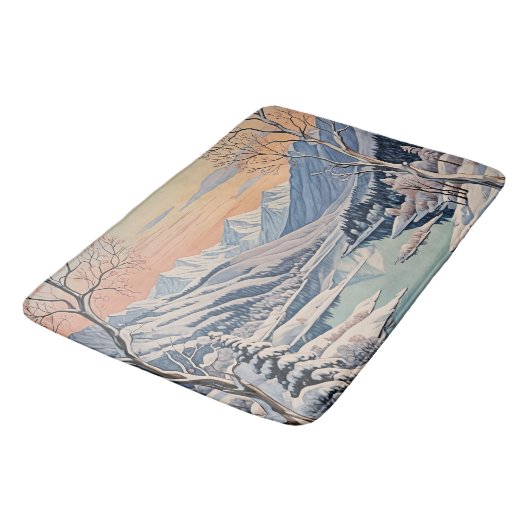 De rust van de winter badmat (Gekanteld)