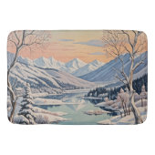 De rust van de winter badmat (Voorkant)