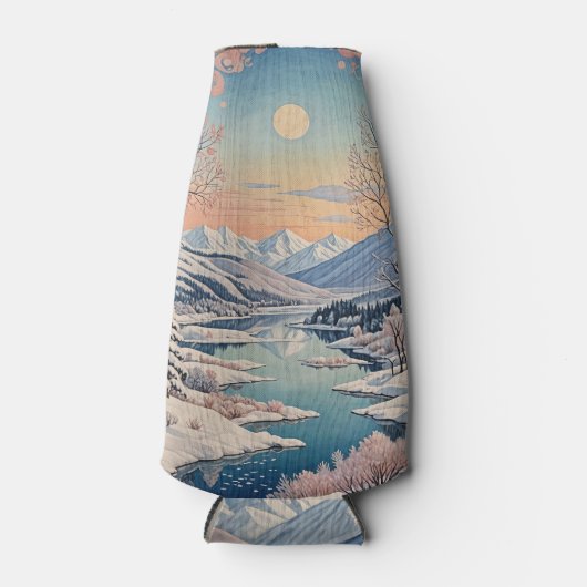 De rust van de winter flesjeskoeler (Voorkant)