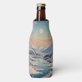 De rust van de winter flesjeskoeler (Fles Voorkant)