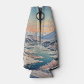 De rust van de winter flesjeskoeler (Achterkant)