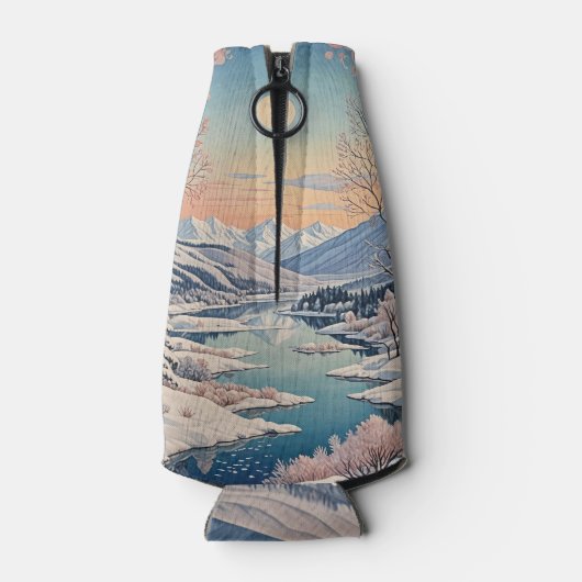 De rust van de winter flesjeskoeler (Achterkant)