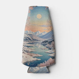 De rust van de winter flesjeskoeler