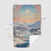 De rust van de winter golfhanddoek (Insitu)