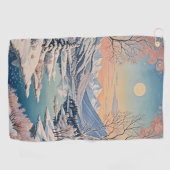 De rust van de winter golfhanddoek (Horizontaal)