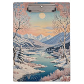 De rust van de winter klembord (Voorkant)