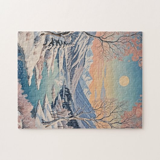 De rust van de winter legpuzzel (Horizontaal)