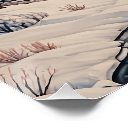 De rust van de winter perfect poster (Hoek)