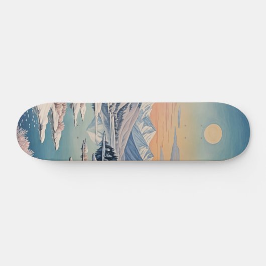 De rust van de winter persoonlijk skateboard (Horizontaal)