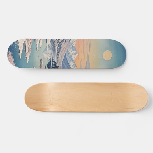 De rust van de winter persoonlijk skateboard (Horizontaal)