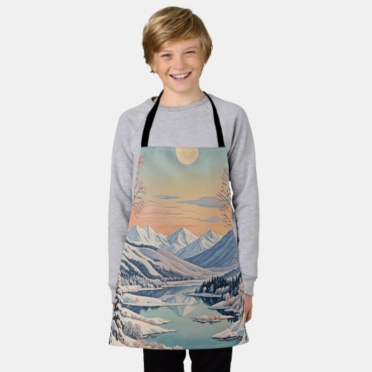 De rust van de winter schort (Gedragen)