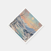 De rust van de winter servet (Hoek)