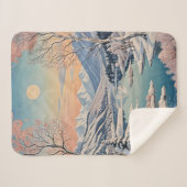 De rust van de winter sherpa deken (Voorkant (horizontaal))