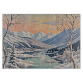 De rust van de winter snijplank (Voorkant)